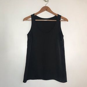 TOMMY HILFIGER women’s satin tank top blouse color, black